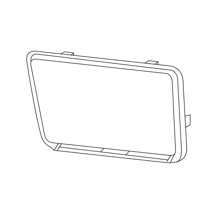 Genuine Maxus C00034841 Panel-front Foglight Trim - technical drawing