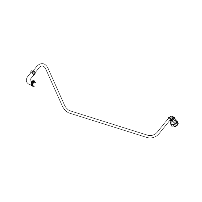 Genuine Maxus C00035298 Tube Assembly-oil Supply Tube Front - technical drawing