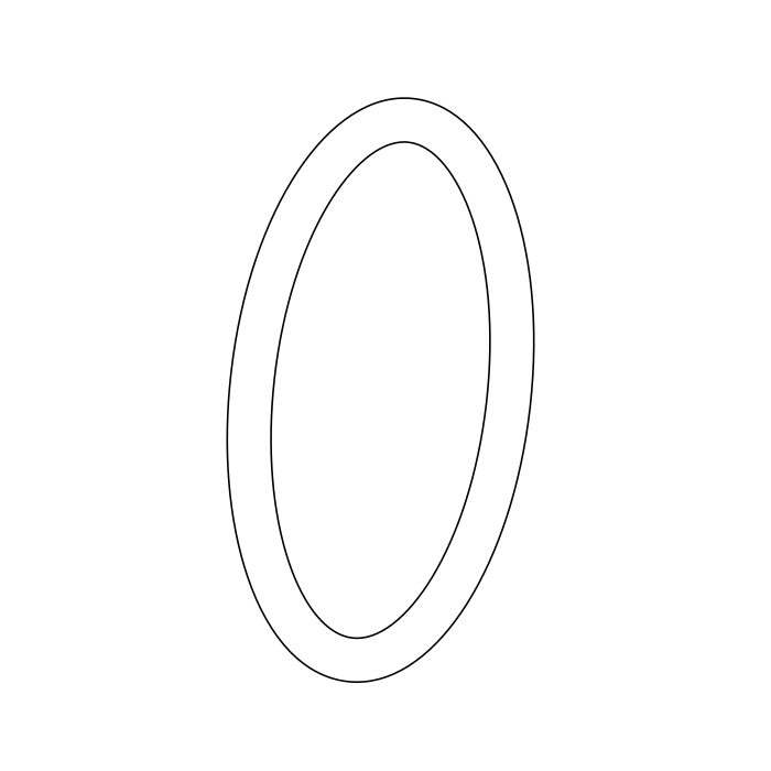 Genuine Maxus C00039781 O Ring-water Pump - technical drawing