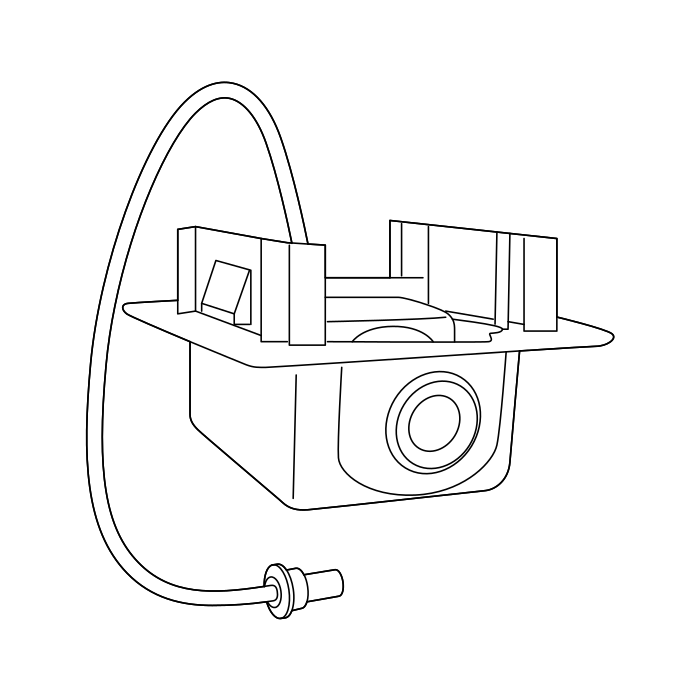 Genuine Maxus C00040243 Bracket-parking/park Aid Sensor - technical drawing