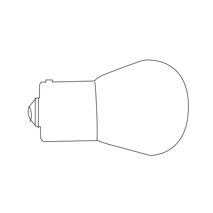 Genuine Maxus C00040648 Bulb-rear Back Up Lamp - technical drawing