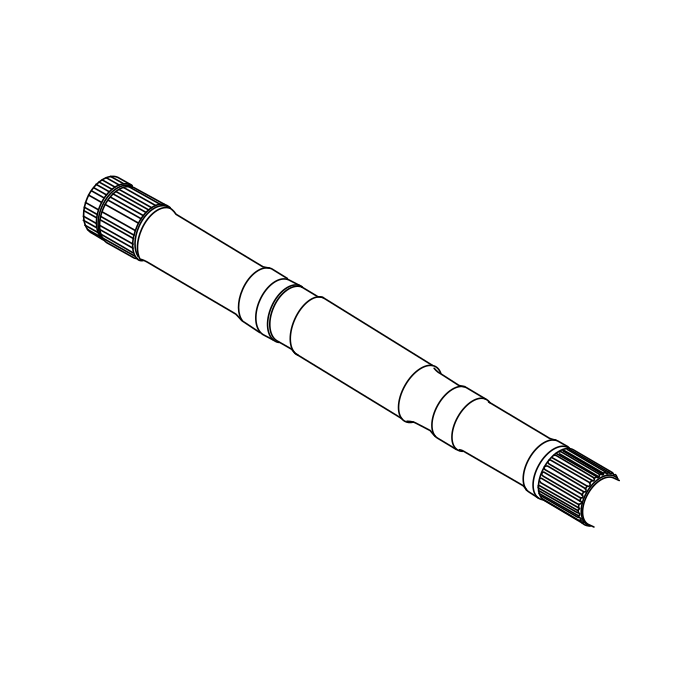 Genuine Maxus C00042736 Front Half Shaft - technical drawing