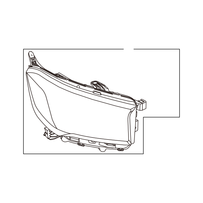 Genuine Maxus C00042971 Lamp-dattime Running - technical drawing