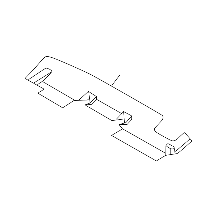 Genuine Maxus C00045545 Bracket Assembly-radiator Upper Cross Member Install - technical drawing