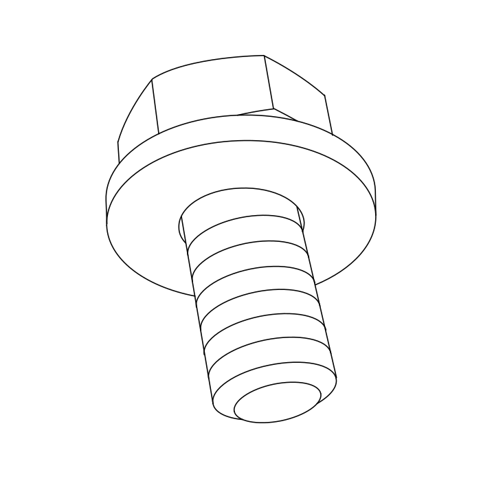 Genuine Maxus C00046455 Section-turbocharger Maintenance - technical drawing