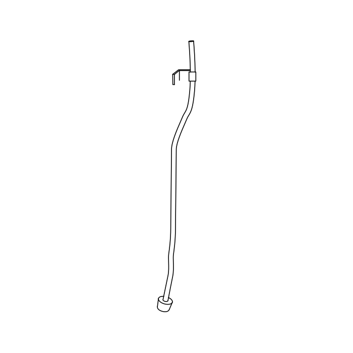 Genuine Maxus C00046491 Pipe Assembly- Oil Dipstick - technical drawing