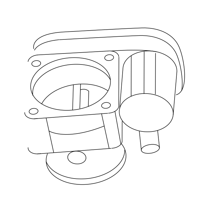 Genuine Maxus C00046499 Section-electronic Throttle Maintenance - technical drawing