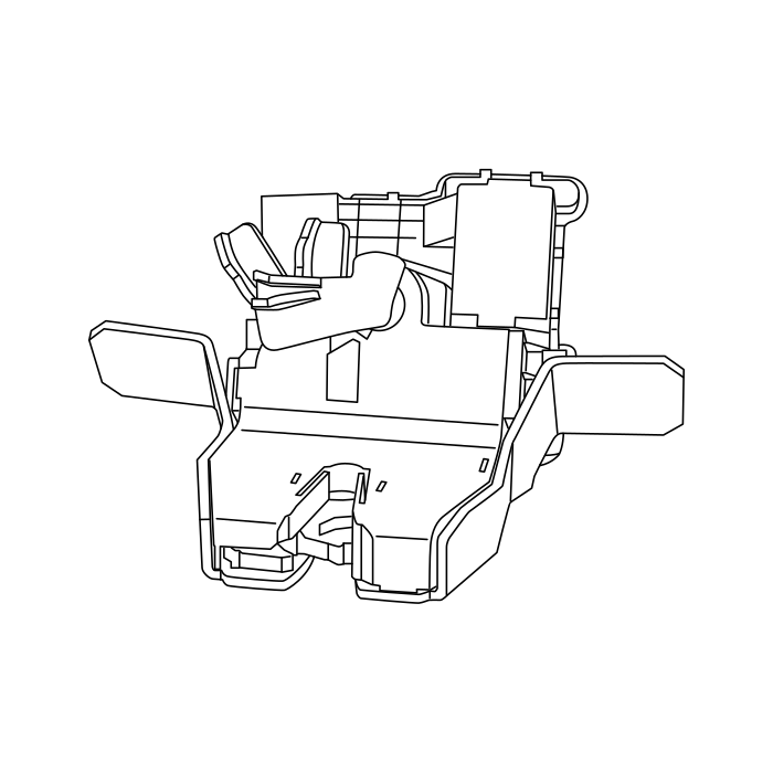 Genuine Maxus C00047173 Latch Assembly-rear Door - technical drawing