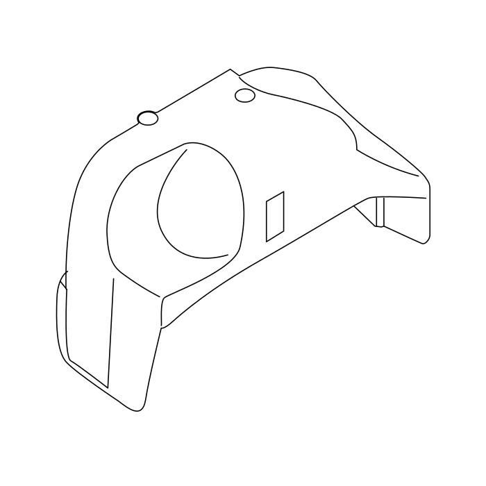 Genuine Maxus C00047699 Panel-rear Wheelhouse - technical drawing
