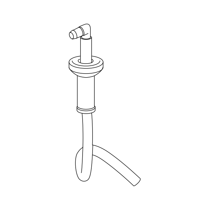 Genuine Maxus C00047953 Hose Assembly-front Solvent - technical drawing