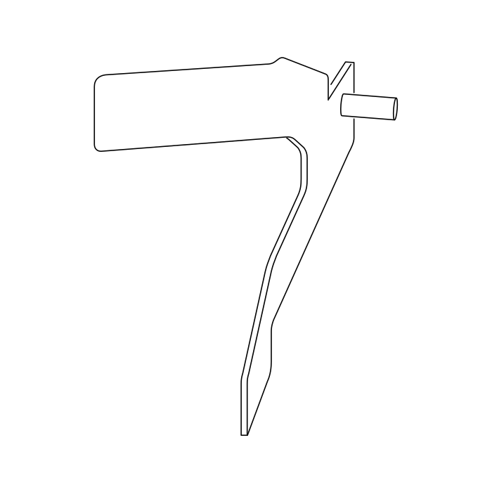 Genuine Maxus C00048015 Bracket-front Absorber Wheel Speed Sensor Front - technical drawing