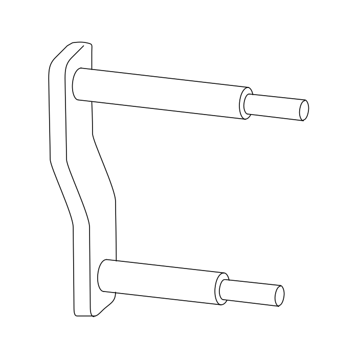 Genuine Maxus C00048231 Shackle Assembly-rear Leaf Spring - technical drawing