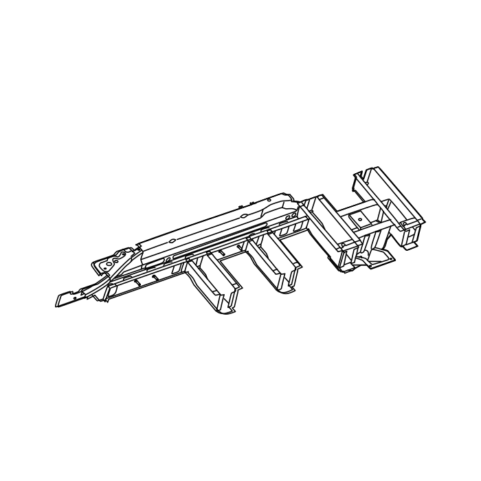 Genuine Maxus C00048472 Crossmember Assembly-front Floor - technical drawing