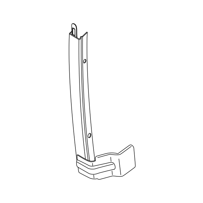 Genuine Maxus C00048924 Rail Assembly-guide Rear Hcd-left Hand - technical drawing