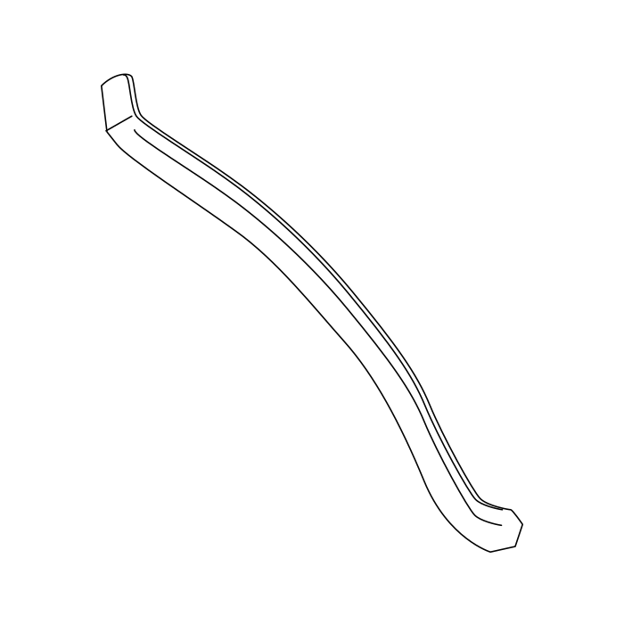 Genuine Maxus C00049114 Cable Strap-front Compartment Cover - technical drawing