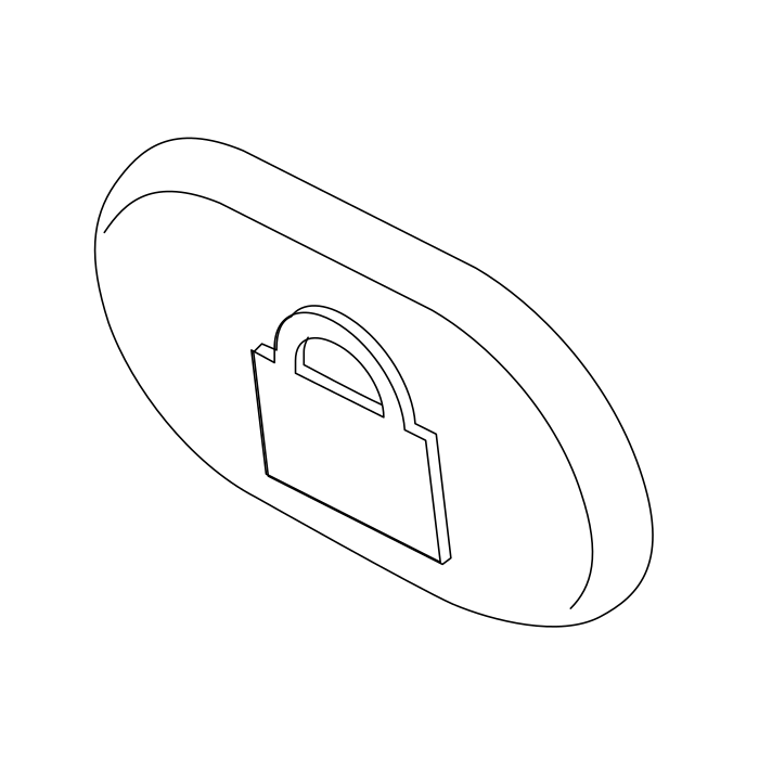 Genuine Maxus C00049525 Plug-front Side Door Lock Emergency Latch - technical drawing