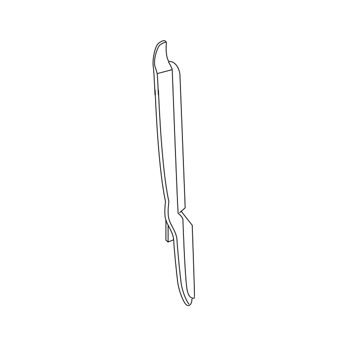 Genuine Maxus C00049680 Plate Assembly-rear End Gate Mounting - technical drawing