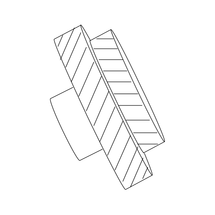 Genuine Maxus C00050157 Wahser-reverse Idler Gear - technical drawing