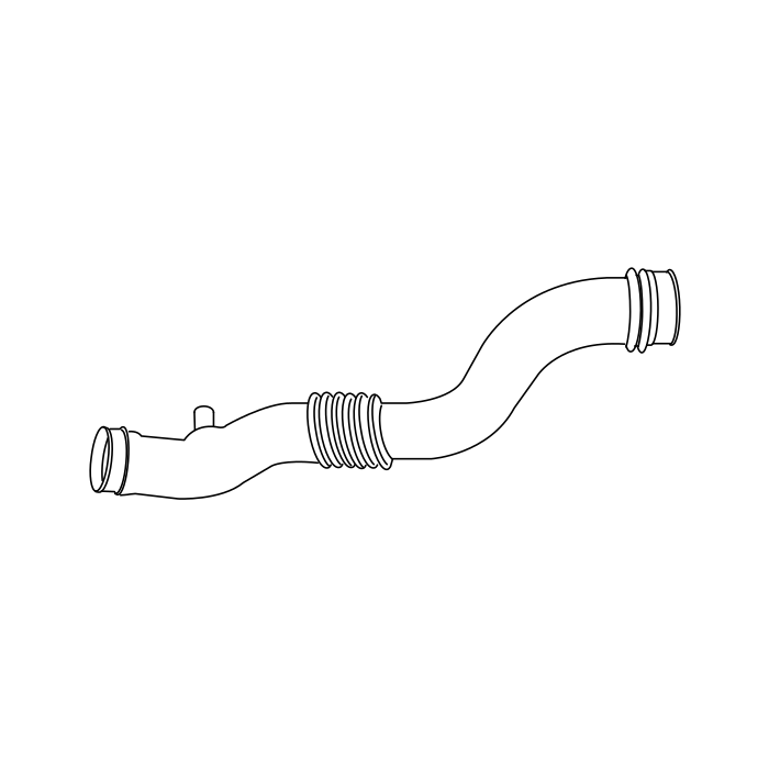 Genuine Maxus C00050730 Hose Assembly-air Cleaner Outlet - technical drawing