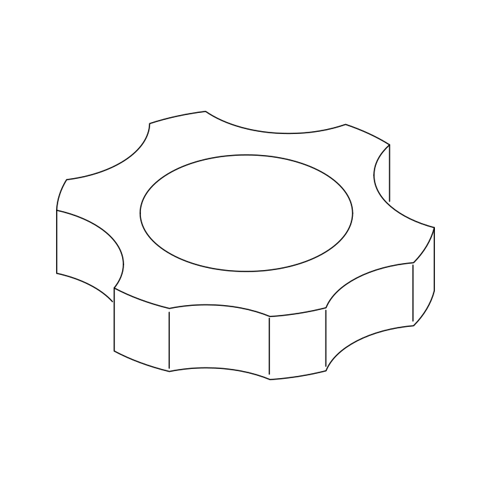 Genuine Maxus C00051277 Section-oil Filler Cap Service - technical drawing