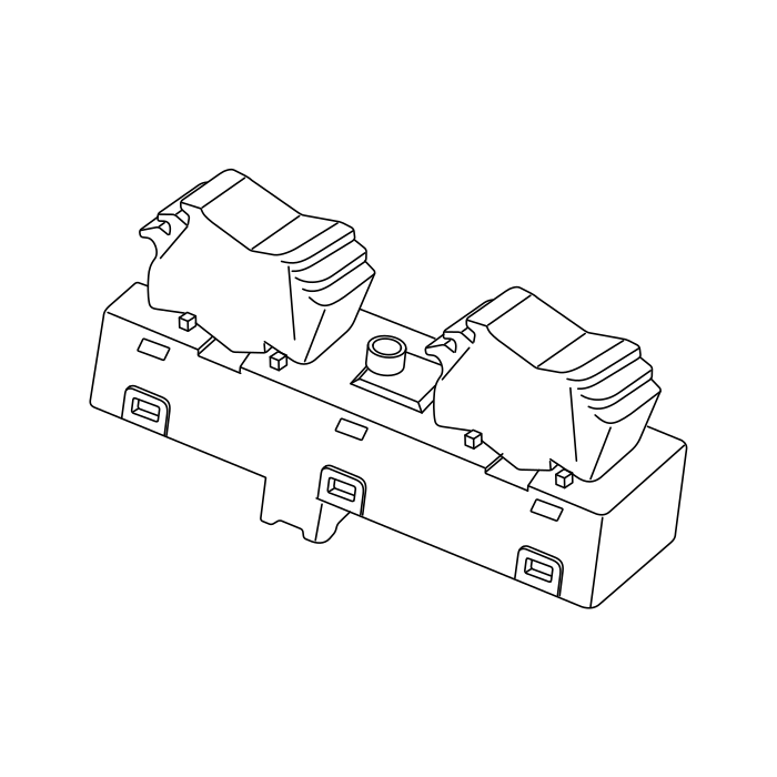 Genuine Maxus C00051516 Switch Assembly-window Driver - technical drawing