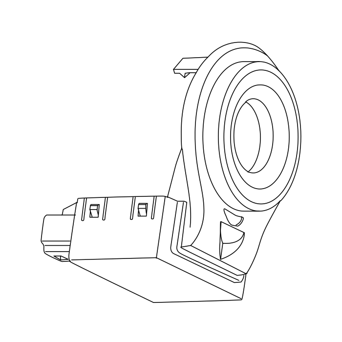 Genuine Maxus C00052858 Antenna-front Door Handle - technical drawing