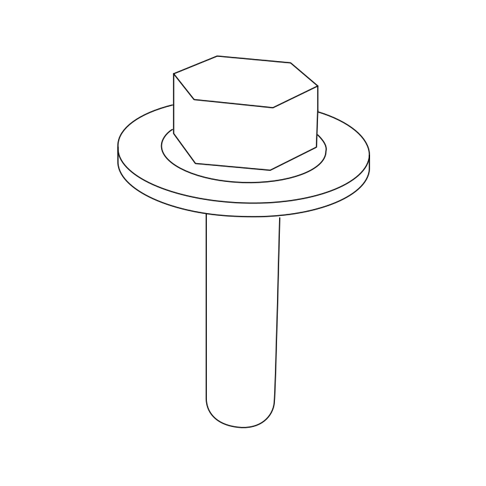 Genuine Maxus C00053812 Bolt/screw-headlamp - technical drawing