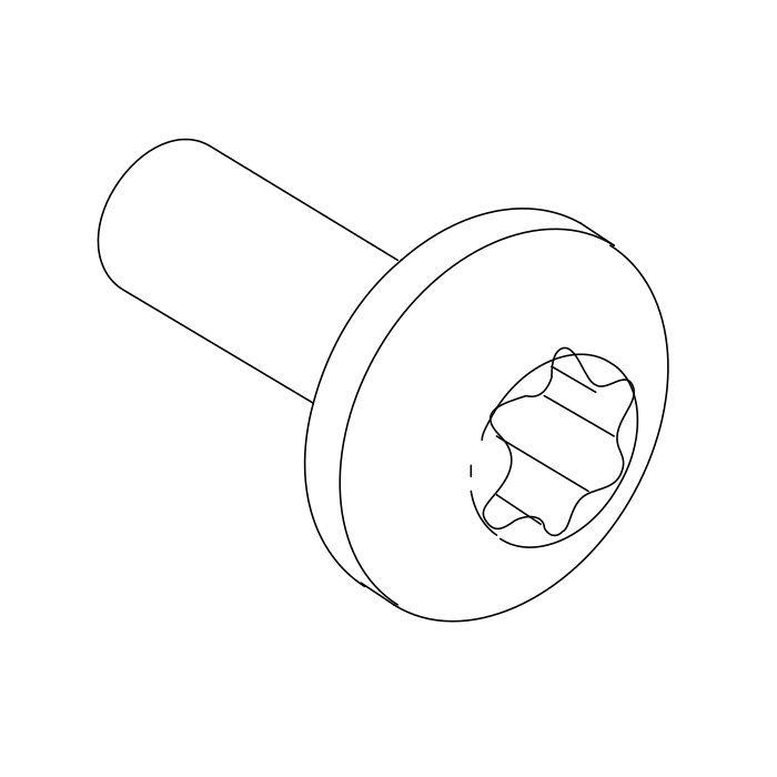 Genuine Maxus C00054625 Bolt/screw-end Gate Latch Assembly - technical drawing