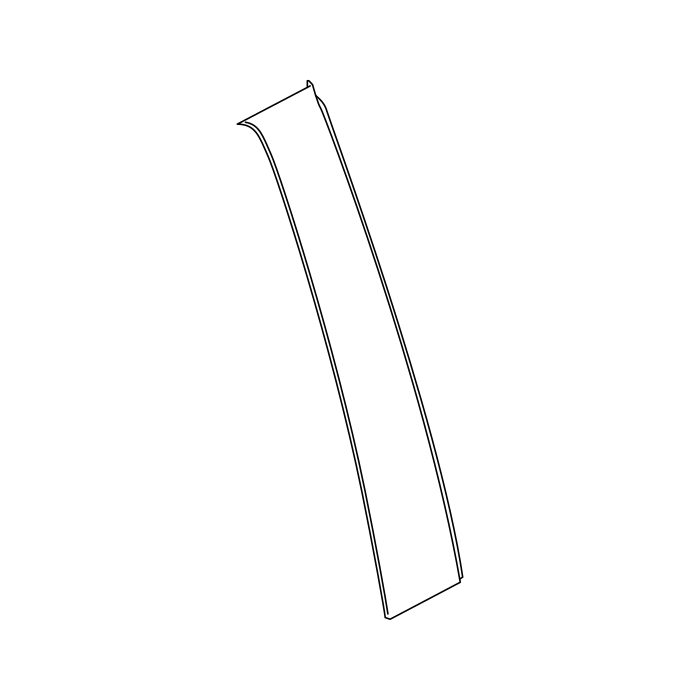Genuine Maxus C00056140 Film-rear Side Door B/pillar - technical drawing