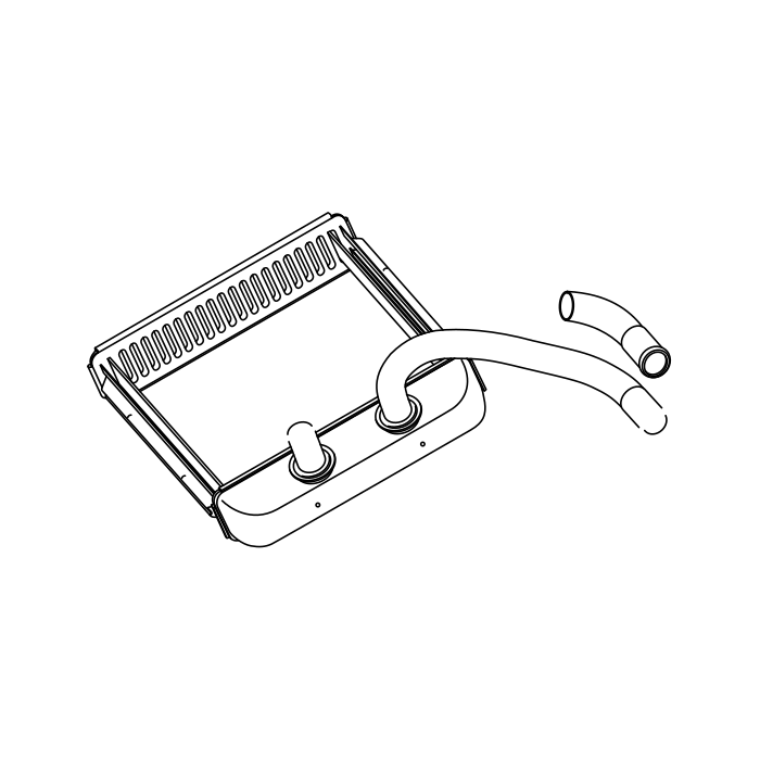 Genuine Maxus C00056178 Section-front Heater Cylinder - technical drawing