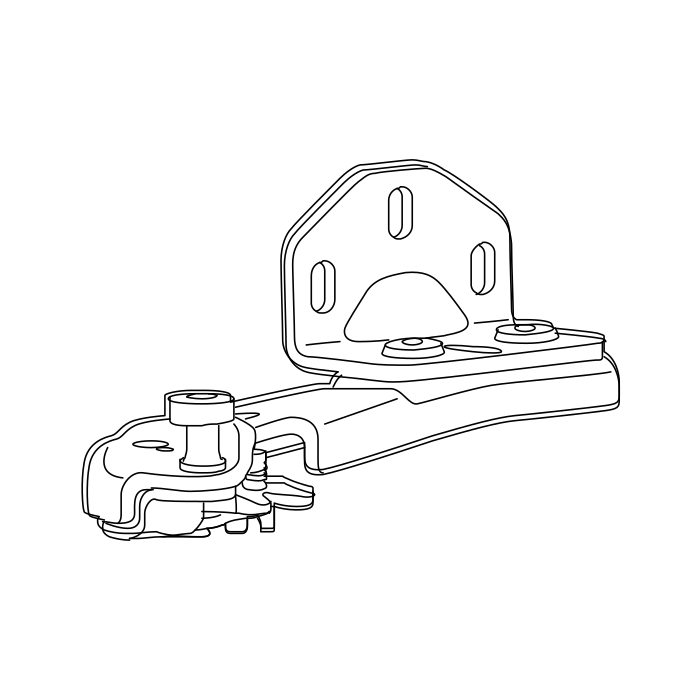 Genuine Maxus C00056825 Block-upper Guide - technical drawing