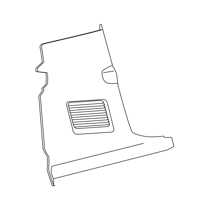 Genuine Maxus C00057305 Plate Assembly-center Pillar Lower Trim - technical drawing