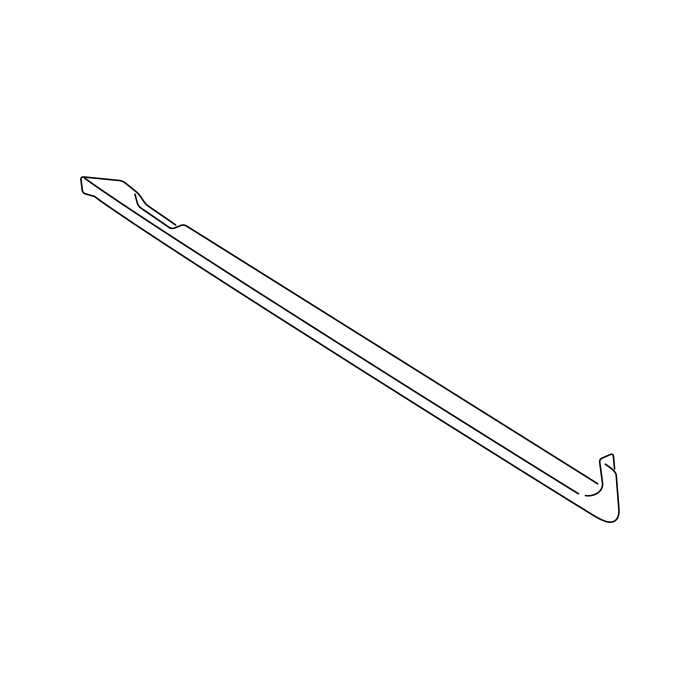 Genuine Maxus C00059791 Weatherstrip-rear Door - technical drawing