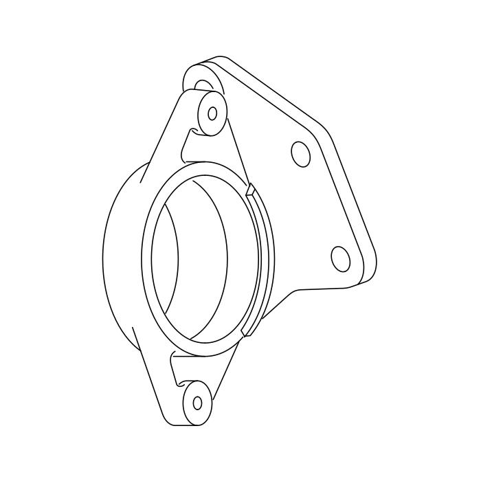 Genuine Maxus C00062606 Bracket-engine Driveshaft - technical drawing
