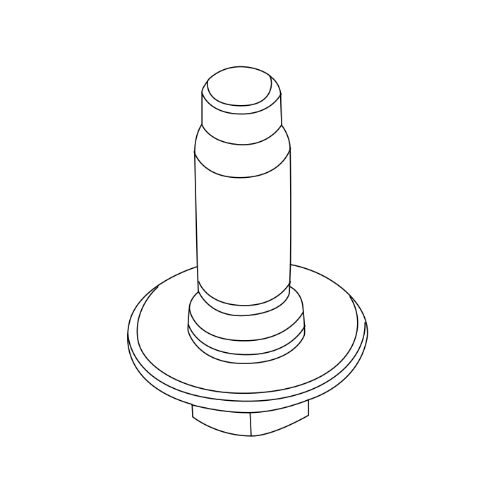 Genuine Maxus C00063137 Bolt-rear Side Door Hge(dr) - technical drawing