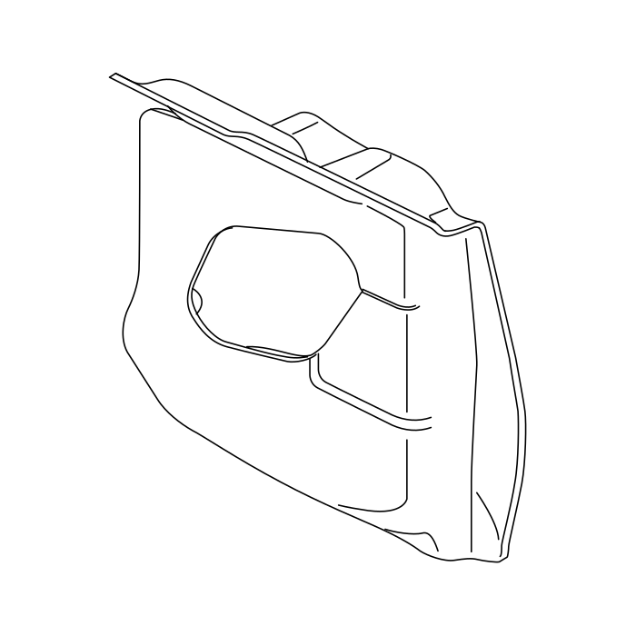 Genuine Maxus C00063881 Insulation-dash Panel Insulation(compt) - technical drawing