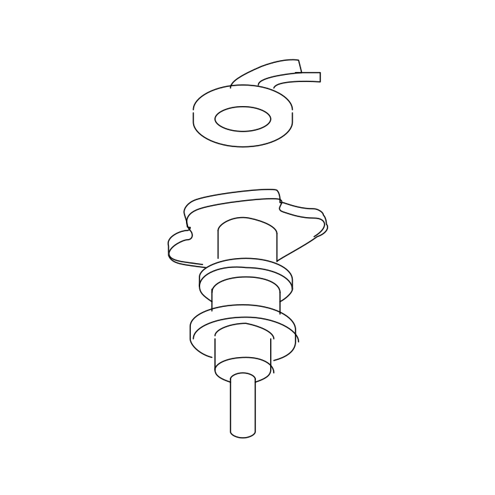 Genuine Maxus C00066125 Nox Sensor - technical drawing