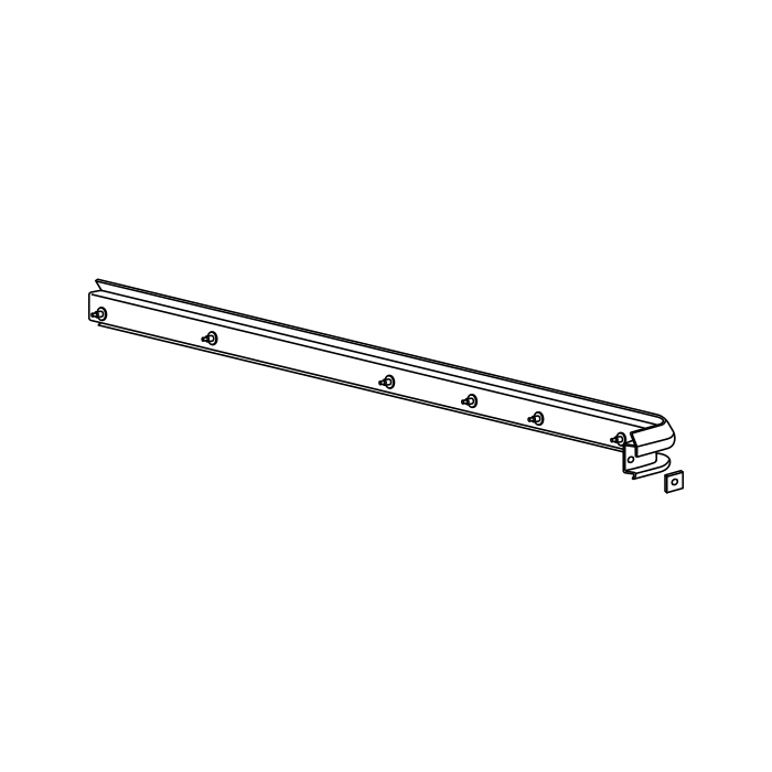 Genuine Maxus C00068899 Guide Assembly-sliding Side Door Center/centre - technical drawing