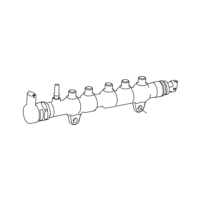 Genuine Maxus C00073808 Rail-fuel Injection Fuel - technical drawing