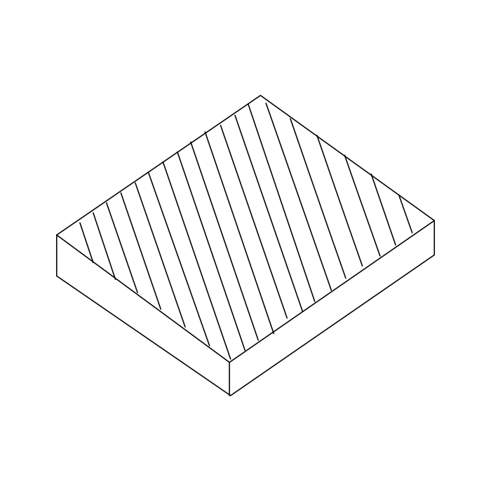 Genuine Maxus C00074198 Filter-front Air Conditioning - technical drawing