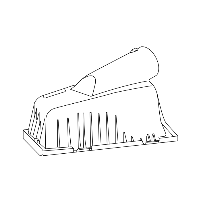 Genuine Maxus C00074268 Filter Assembly-air - technical drawing