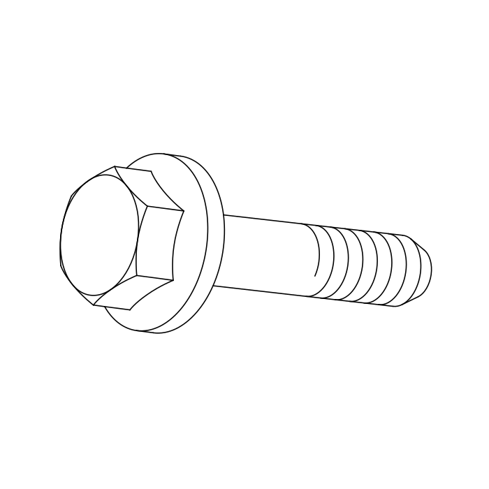 Genuine Maxus C00074418 Bolt/screw-driver Seat - technical drawing