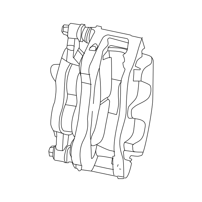 Genuine Maxus C00074525 Caliper Assembly-front Brake - technical drawing