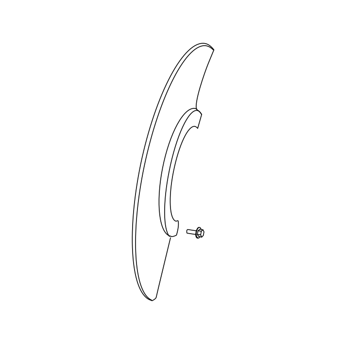 Genuine Maxus C00074533 Mudguard-steering Brake Rotor - technical drawing