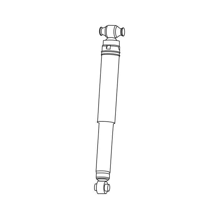 Genuine Maxus C00074848 Damper -rear Suspension - technical drawing