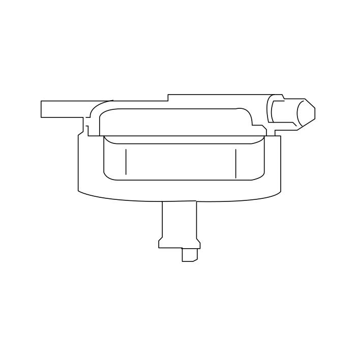 Genuine Maxus C00075198 Filter Assembly-fuel - technical drawing