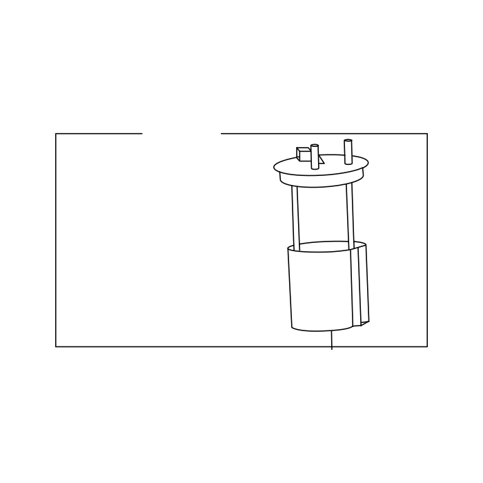 Genuine Maxus C00075208 Pump Assembly-fuel - technical drawing