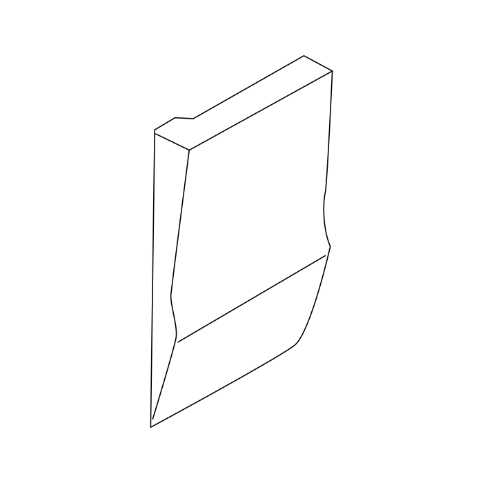 Genuine Maxus C00076611 Strip-b/pillar Lower - technical drawing