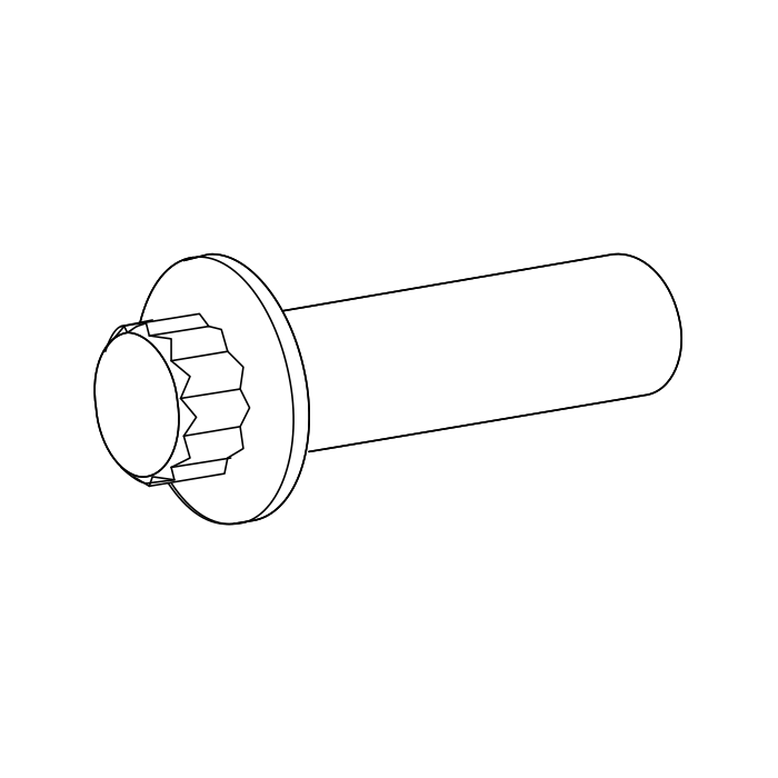 Genuine Maxus C00077428 Bolt-crankshaft Timing Sprocket - technical drawing