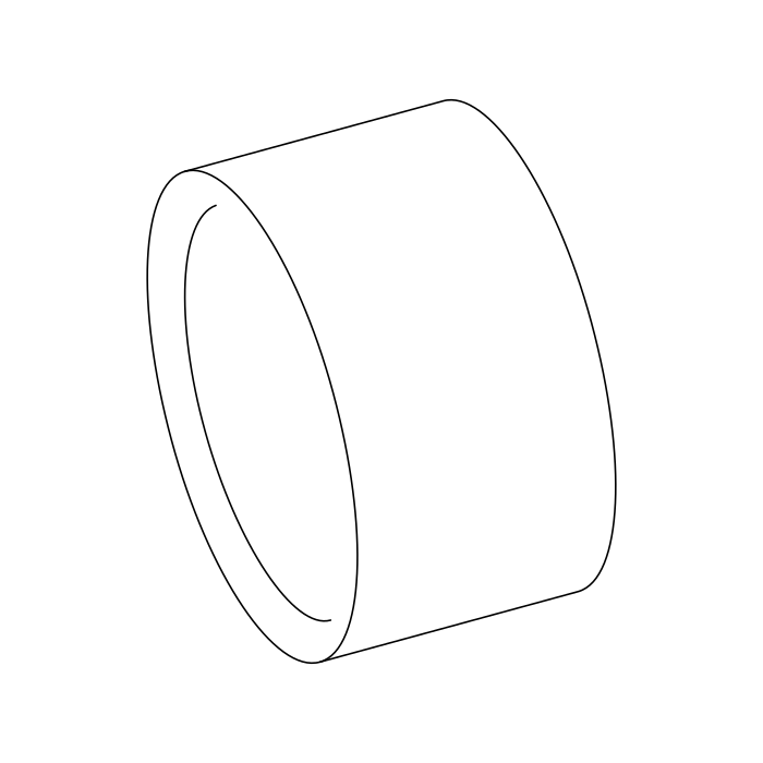 Genuine Maxus C00078100 Bushing-balance Shaft Front - technical drawing